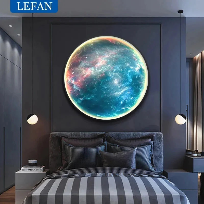 Nordic Celestial Wall Lamp: Artistic Lighting