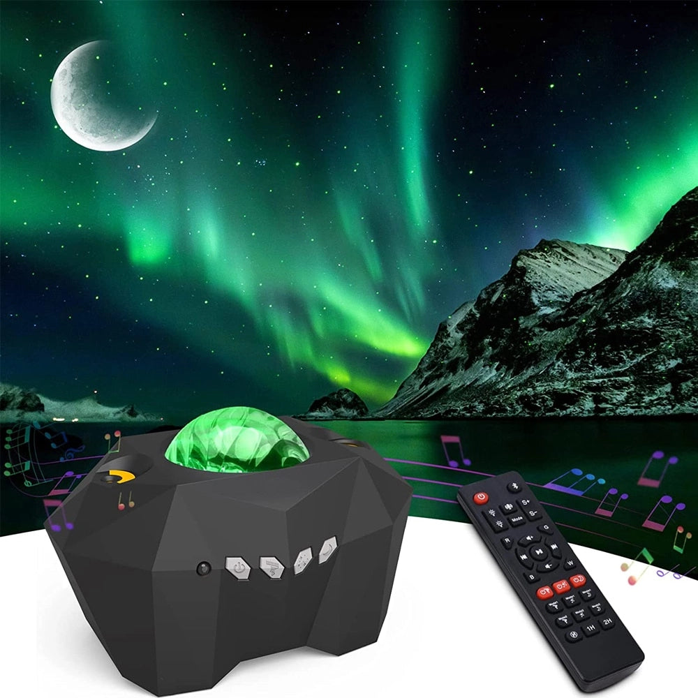 Aurora Star Galaxy Bliss Projector with Remote Control