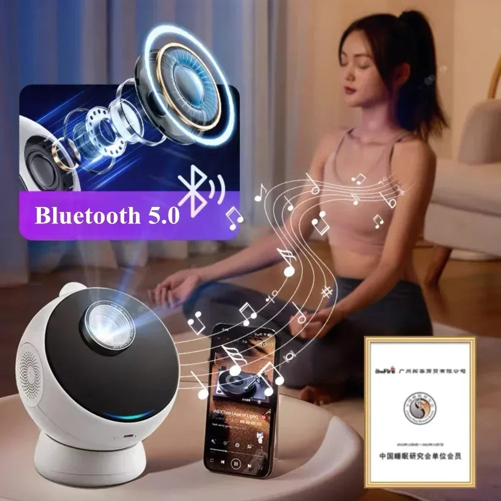 360 ° Home HD Planetarium Star Projektor mit Bluetooth-Lautsprecher