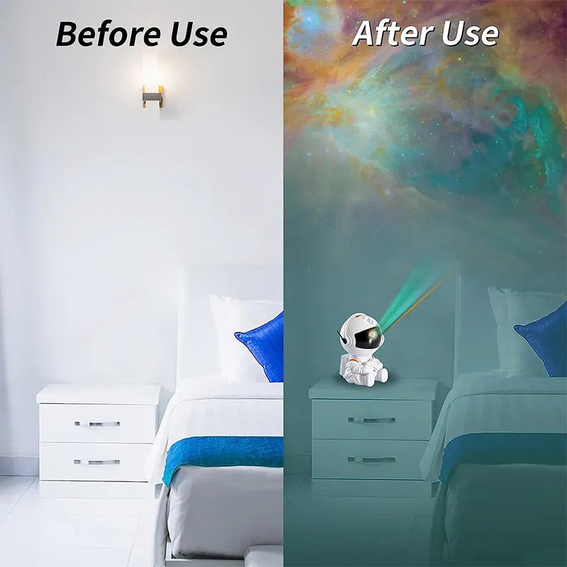 Astronaut Nebula HD LED Night Light: Perfect for Bedrooms and Space Lovers