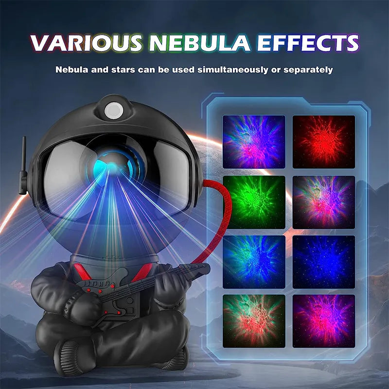 Astronaut Nebula HD LED Night Light: Perfect for Bedrooms and Space Lovers