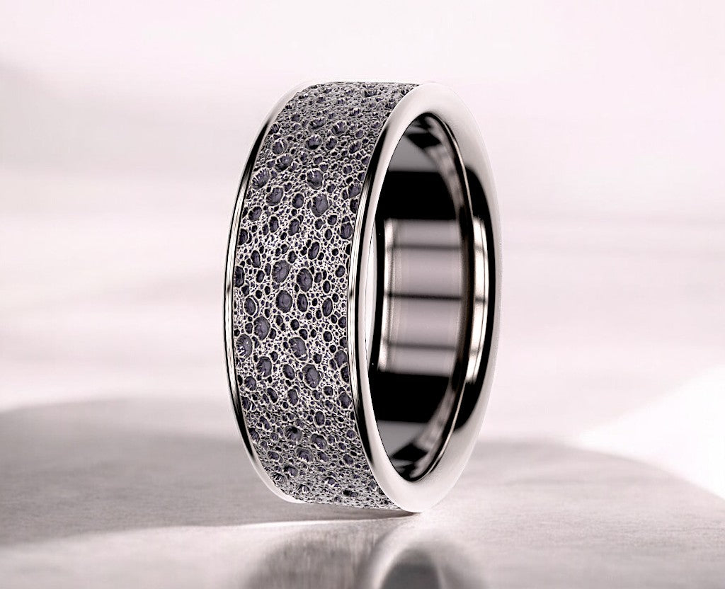 Lunar Lava Ring - A Masterpiece from the Lunar Forge

The Lunar Lava Ring is a bold new addition to the Bespoke Space collection,