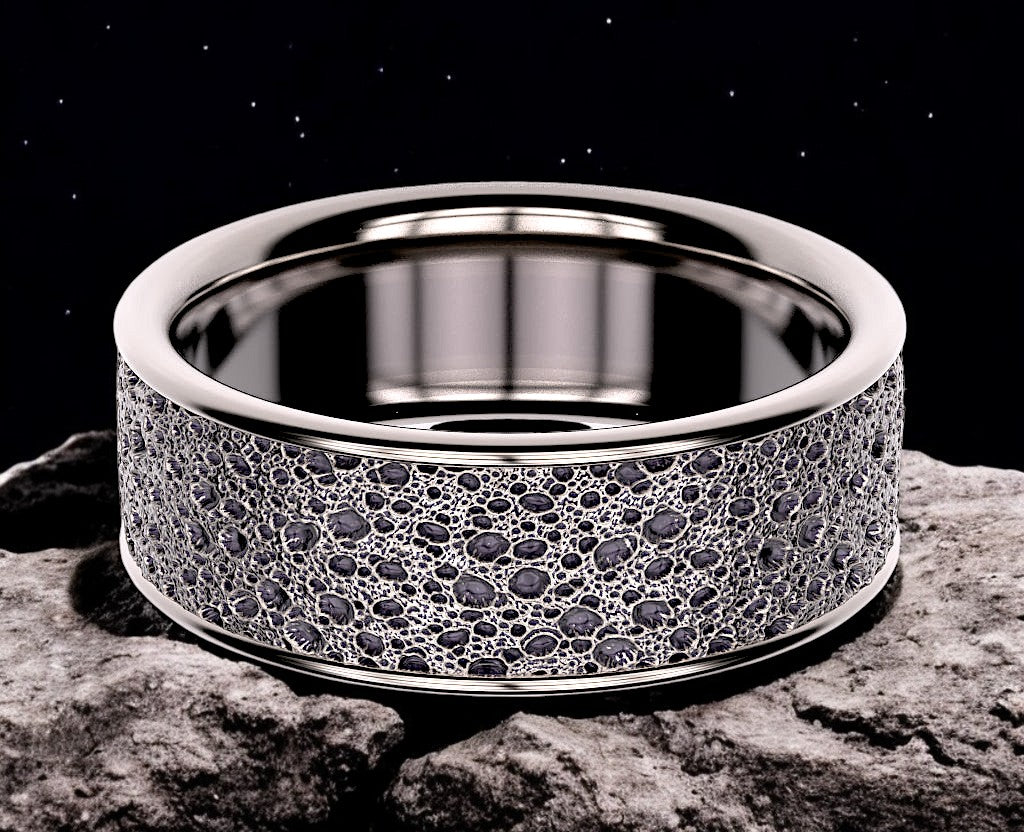 Lunar Lava Ring - A Masterpiece from the Lunar Forge

The Lunar Lava Ring is a bold new addition to the Bespoke Space collection,