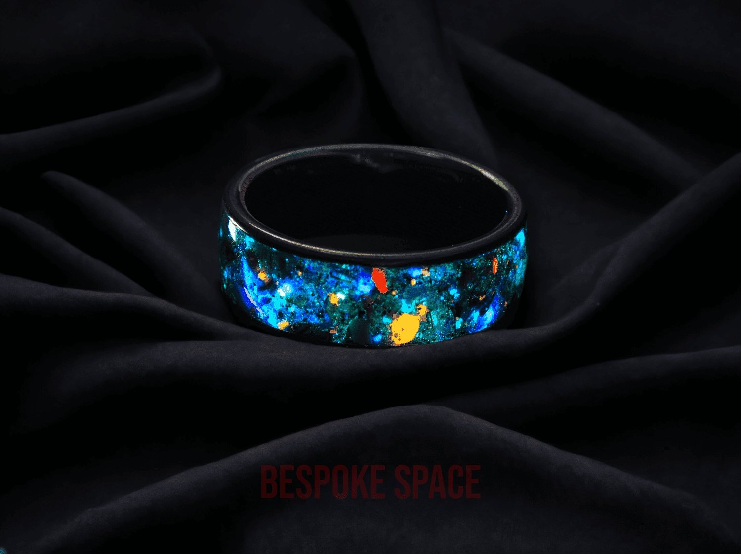 Deep Space Blue Opal Ring - Premium Ring from Bespoke Space -  Shop now at BESPOKE SPACE