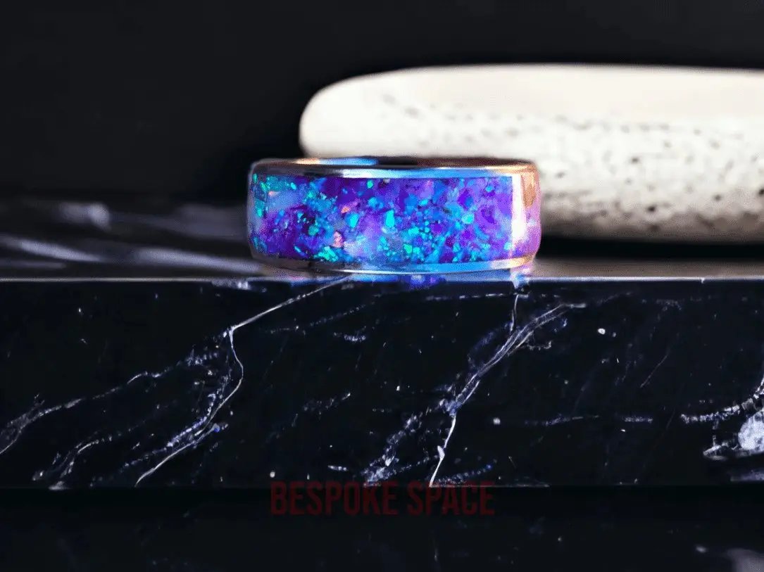 Amethyst Aurora Crystal Ring - Premium Ring from Bespoke Space -  Shop now at BESPOKE SPACE