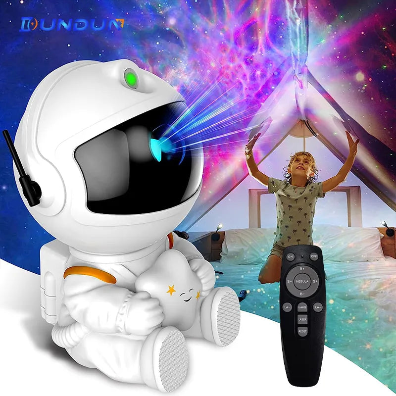 Astronaut Nebula HD LED Night Light: Perfect for Bedrooms and Space Lovers